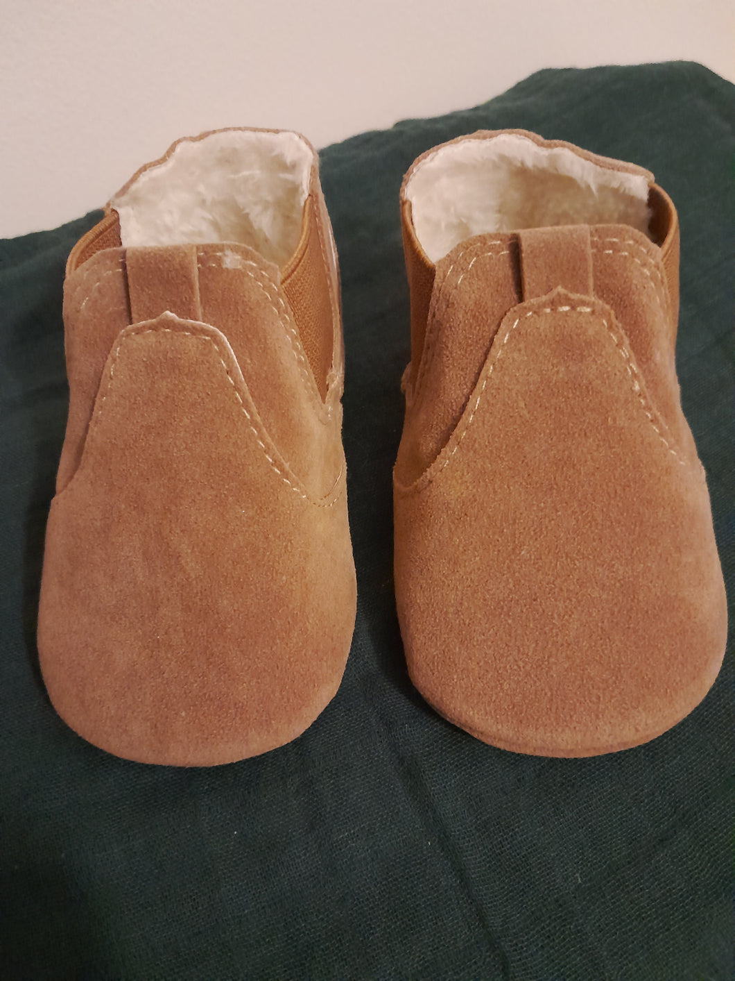 Brown baby shoes