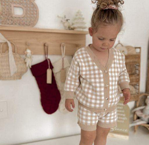 Gingham outfit - Mittens and Me Fashions 