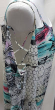 Load image into Gallery viewer, Dress Multi Coloured Summer Dresses Cold Shoulder - Tracey Glynn Fashions
