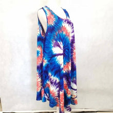 Load image into Gallery viewer, Maxi Dress Free Size Tie Dye Pattern 100% Cotton - Tracey Glynn Fashions
