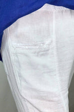 Load image into Gallery viewer, Women&#39;s White Pant Linen Cotton Made In Italy. - Tracey Glynn Fashions
